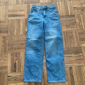 Madewell The Perfect Vintage Wide-Leg Jeans, size 24T